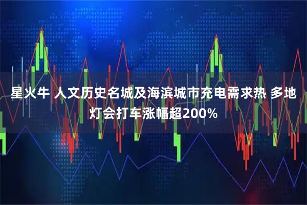 星火牛 人文历史名城及海滨城市充电需求热 多地灯会打车涨幅超200%